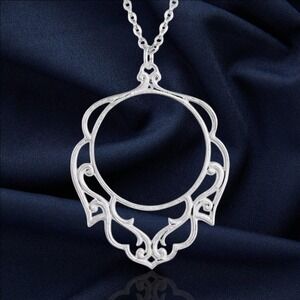 Montana Silversmiths Fine Silver Wide Open Spaces Necklace Retaill $50 ~ NEW
